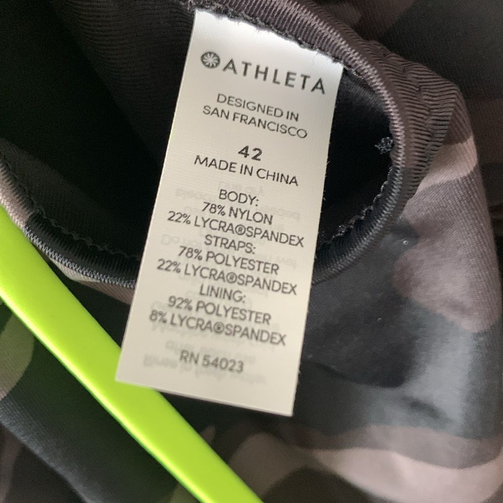 Athleta Camo One Piece Swimsuit - Picture 3 of 5